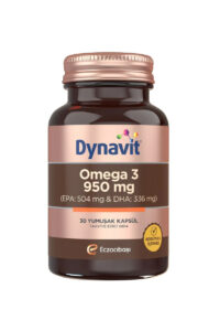 کپسول امگا3 ۹۵۰ میلی گرم Dynavit – بسته ۳۰ عددی