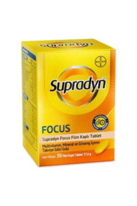 قرص مولتی ویتامین مینرال حاوی جینسینگ Supradyn – بسته 30 عددی