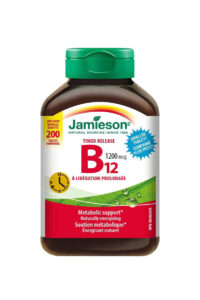 قرص ویتامین B12 برند Jamieson – بسته 200 عددی