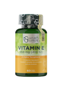 سافت ژل ویتامین E برند Natures Supreme – بسته۶۰ عددی