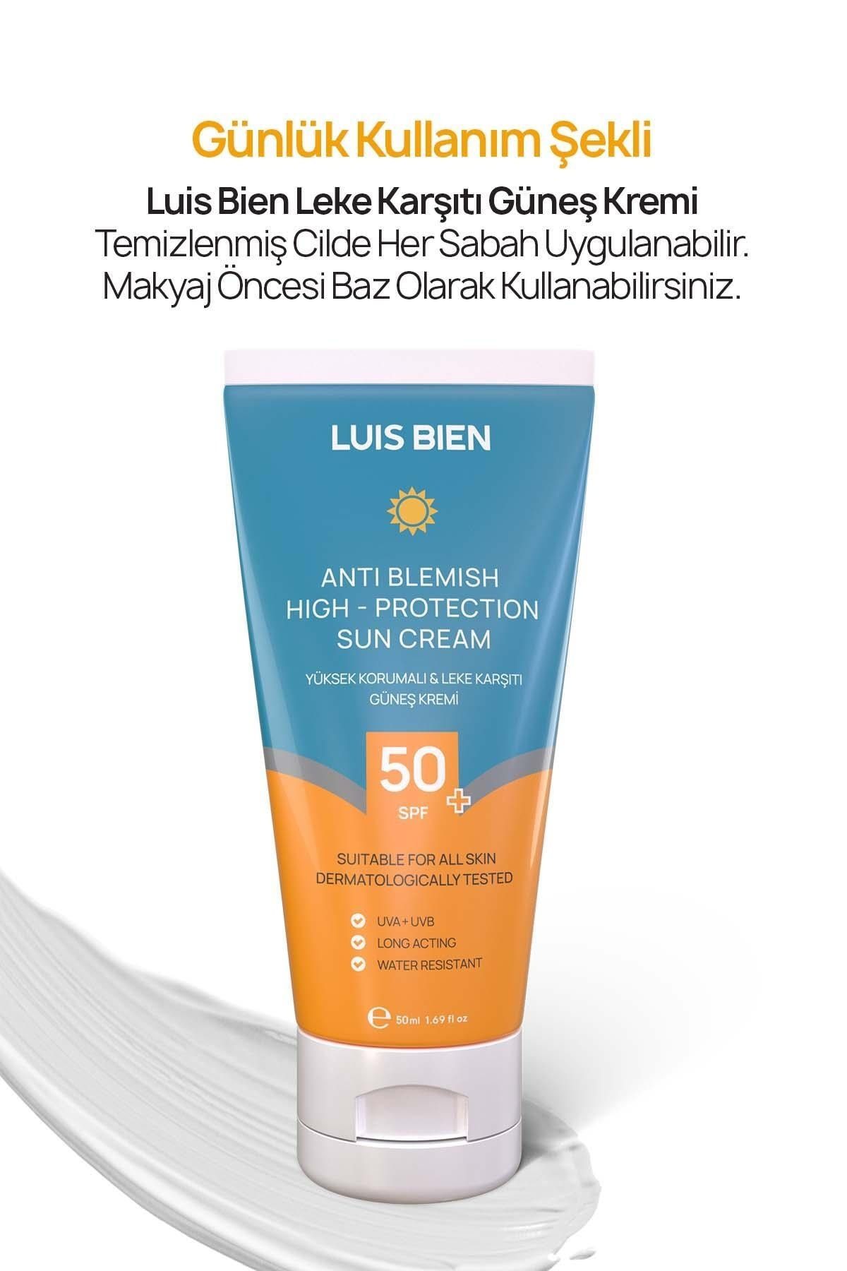 کرم ضد آفتاب مرطوب کننده و ضدلک Luis Bien با +SPF50 - تصویر 4