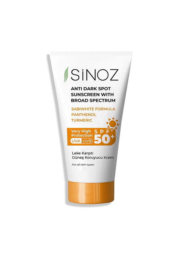 کرم ضد آفتاب Sinoz با SPF 50+ برای انواع پوست