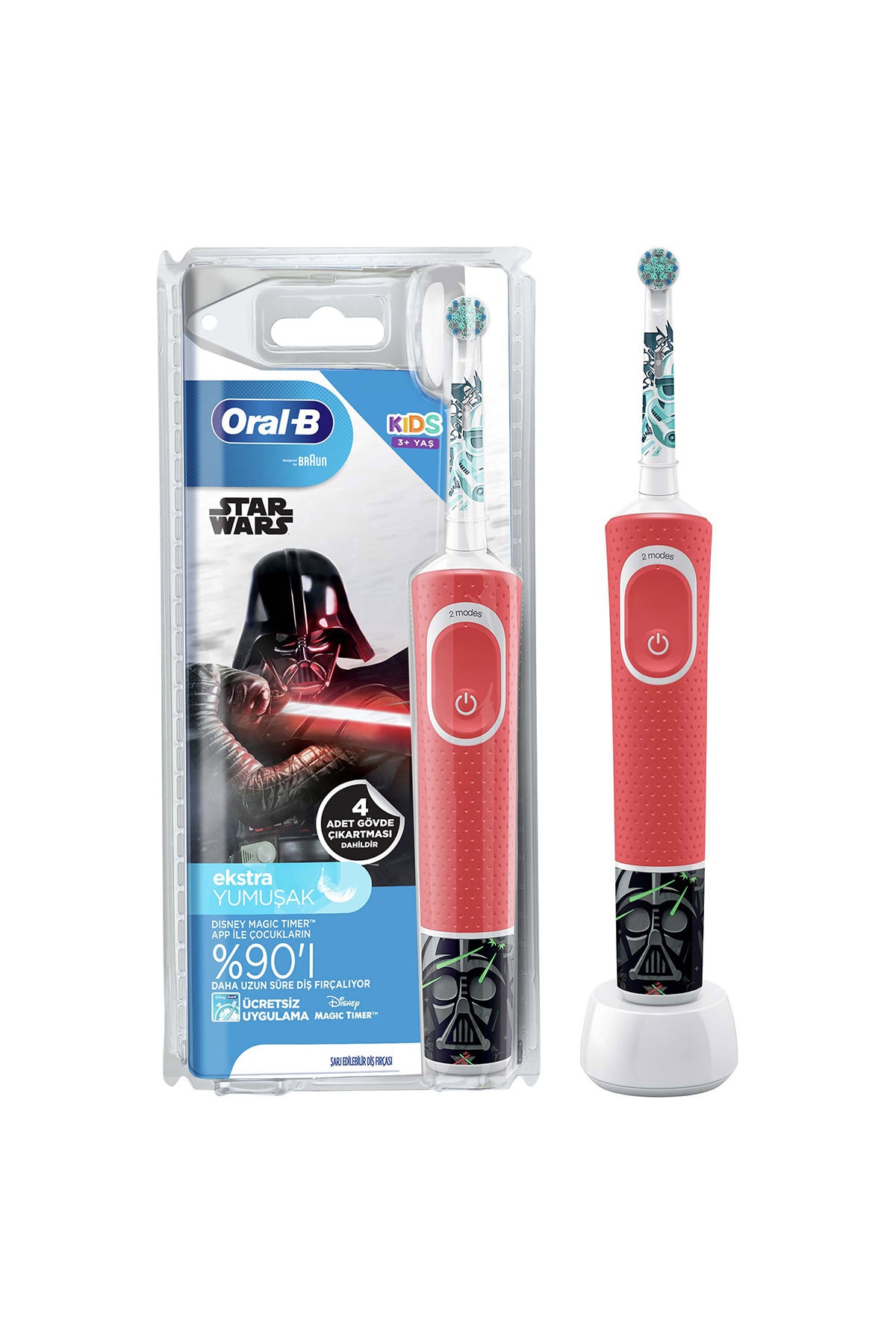 مسواک برقی بچگانه Oral-B مدل D100 طرح جنگ ستارگان۲