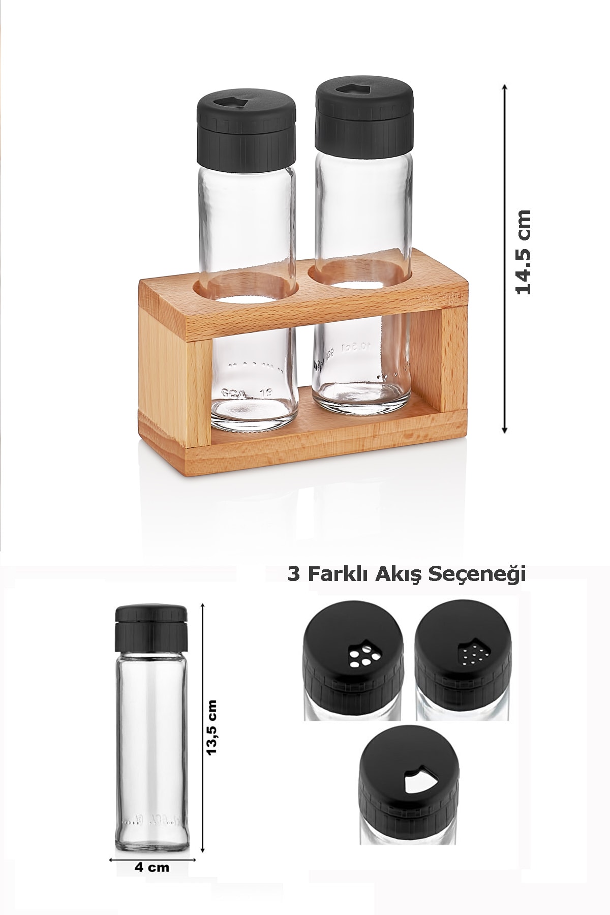 ست جا ادویه ۲ تکه JOY KİTCHEN کد UP00696 - تصویر 3