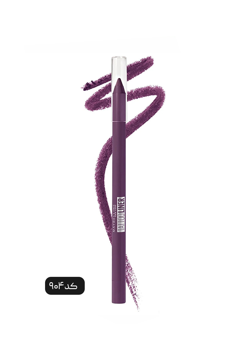 خط چشم مدادی بنفش میبلین مدل Tattoo Liner کد 940