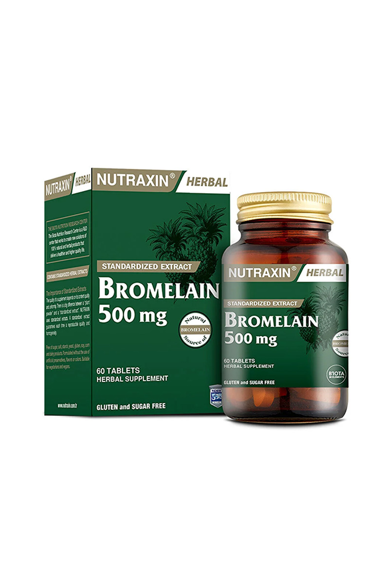 Nutraxin قرص بروملین ۵۰۰