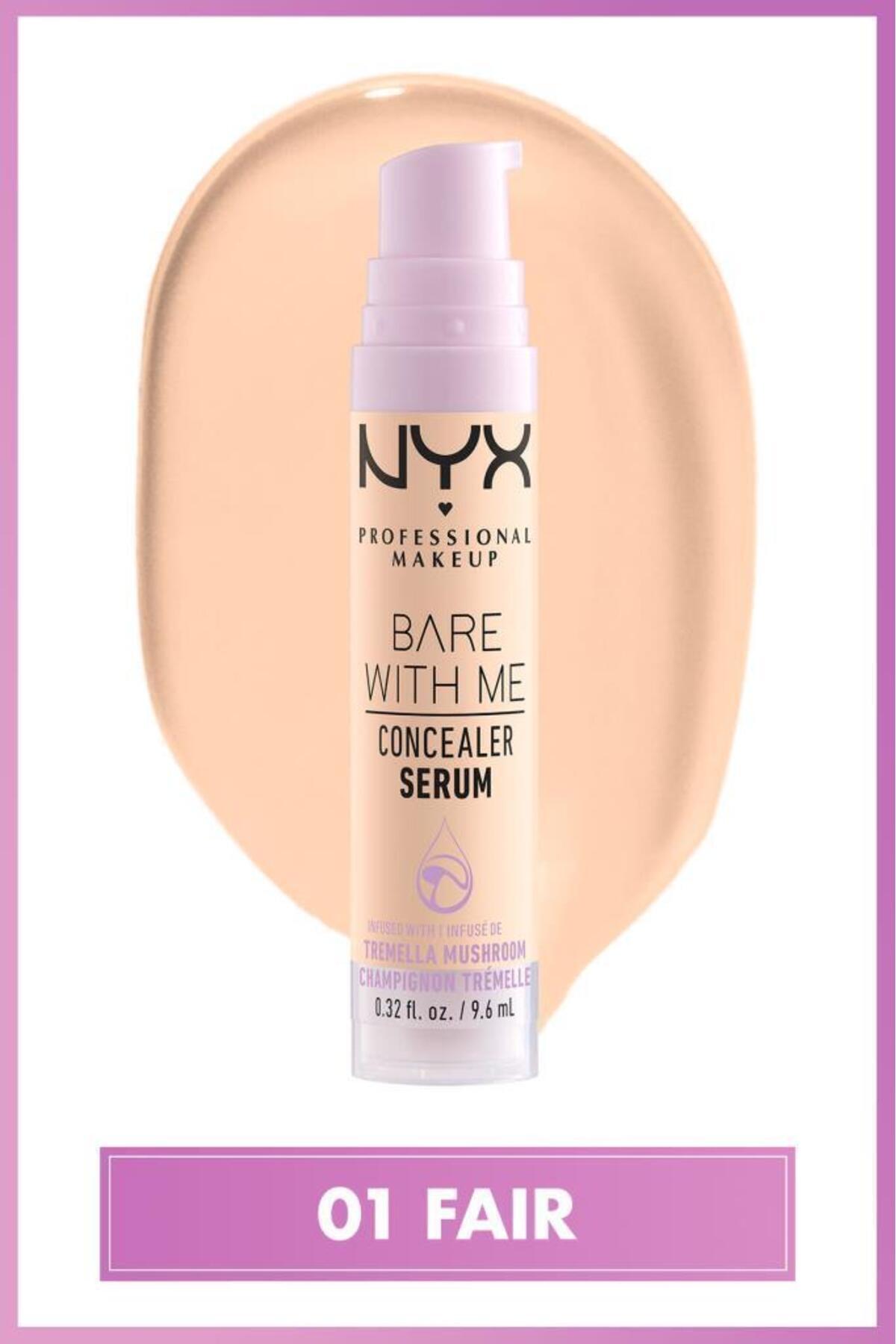 سرم کانسیلر NYX مدل Bare With Me کد 01 Fair