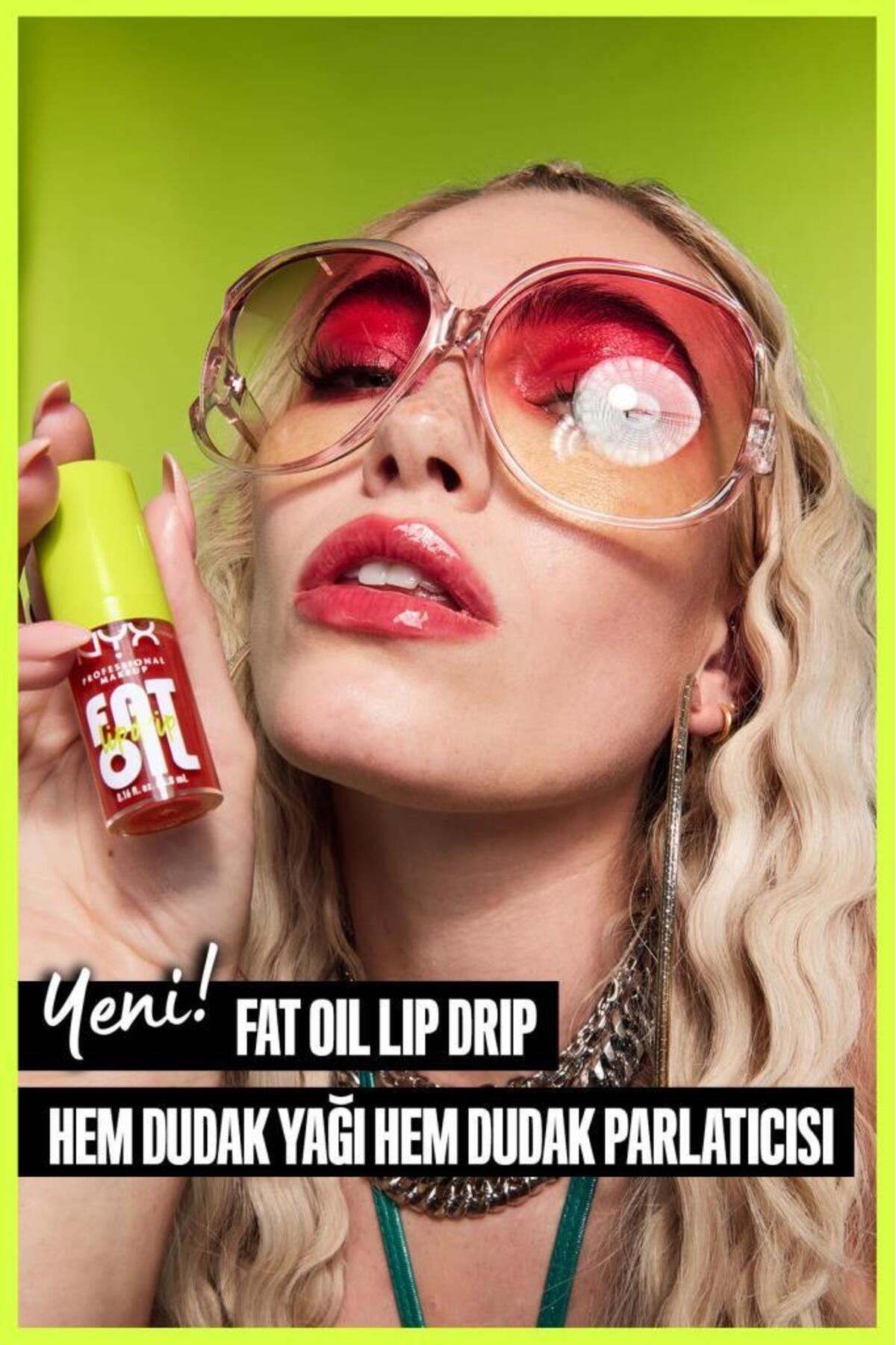 برق لب NYX مدل Fat Oil رنگ Scrollin
