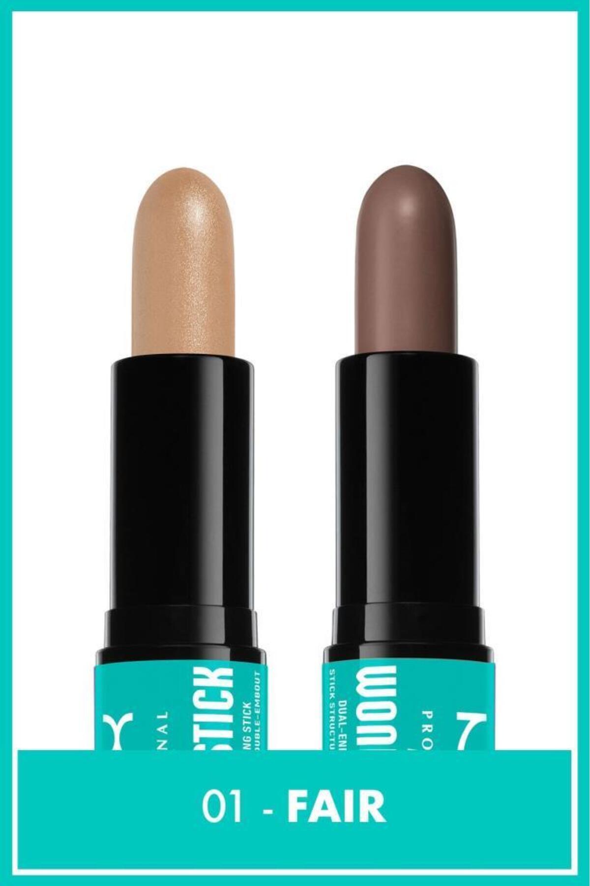 کانتور و هایلایتر NYX مدل Wonder Stick رنگ Fair