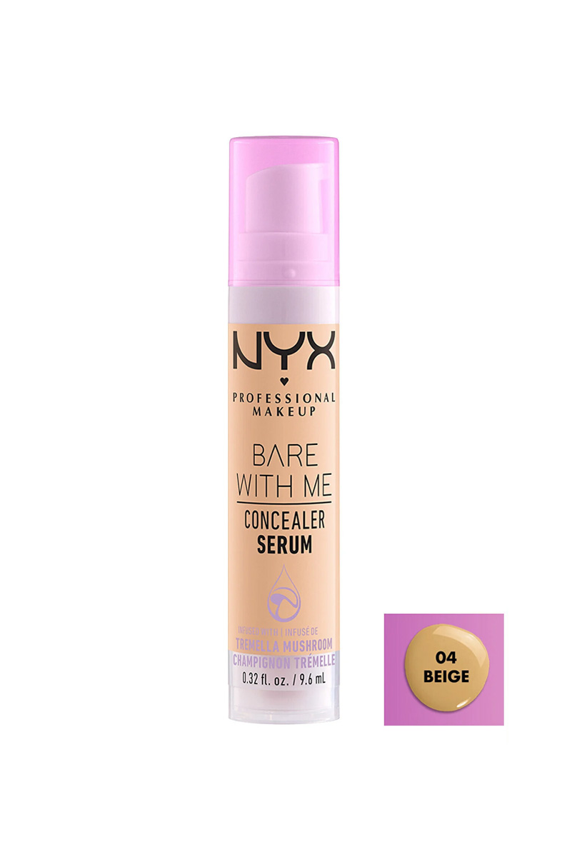 سرم کانسیلر NYX مدل Bare With Me کد 04 Beige