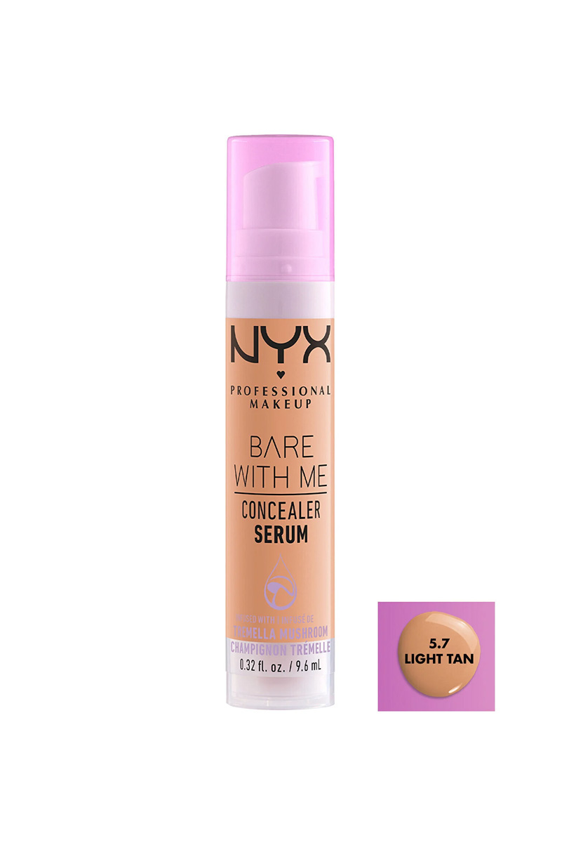 سرم کانسیلر NYX مدل Bare With Me کد 5.7 Light Tan