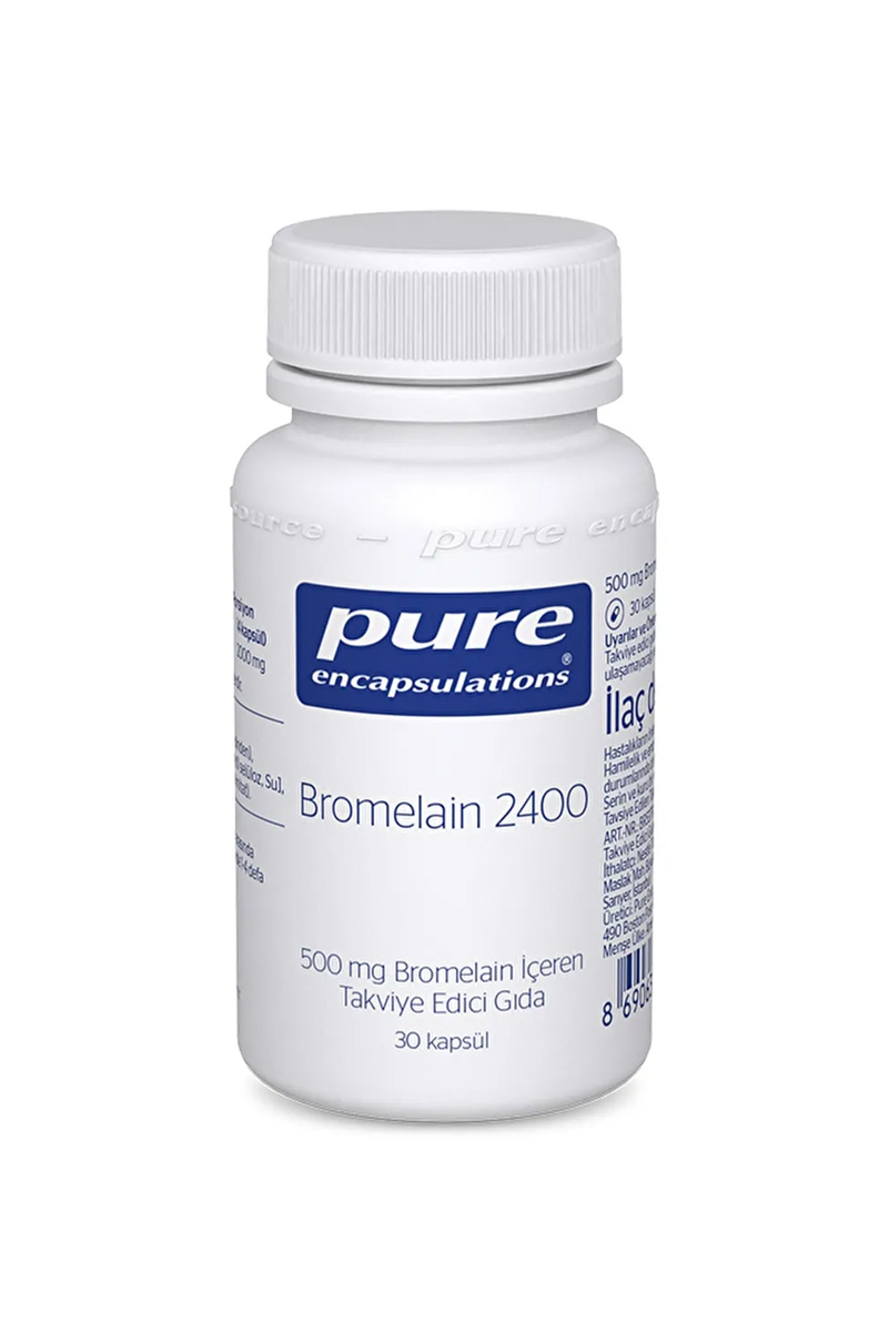 کپسول بروملین ۵۰۰ میلی گرم Pure Encapsulations بسته ۳۰ عددی