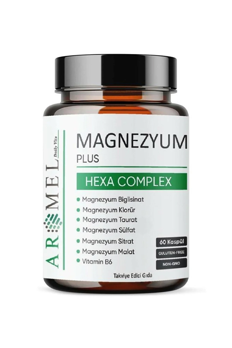 قرص کمپلکس منیزیم پلاس Aromel - بسته ۶۰ عددی