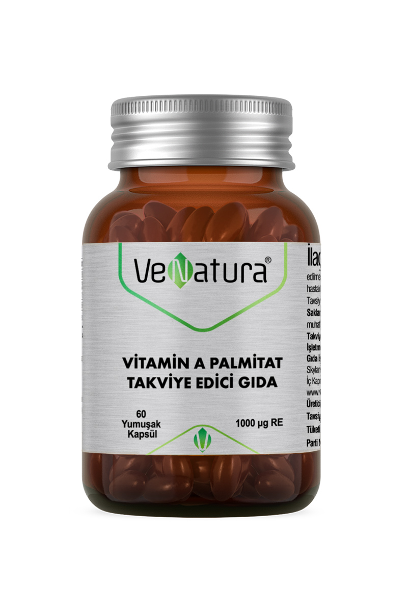 کپسول ویتامین A پالمیتات Venatura - بسته ۶۰ عددی