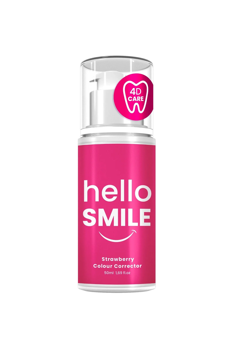 ژل سفید کننده فوری دندان توت فرنگی Hello Smile - مقدار 50 ml