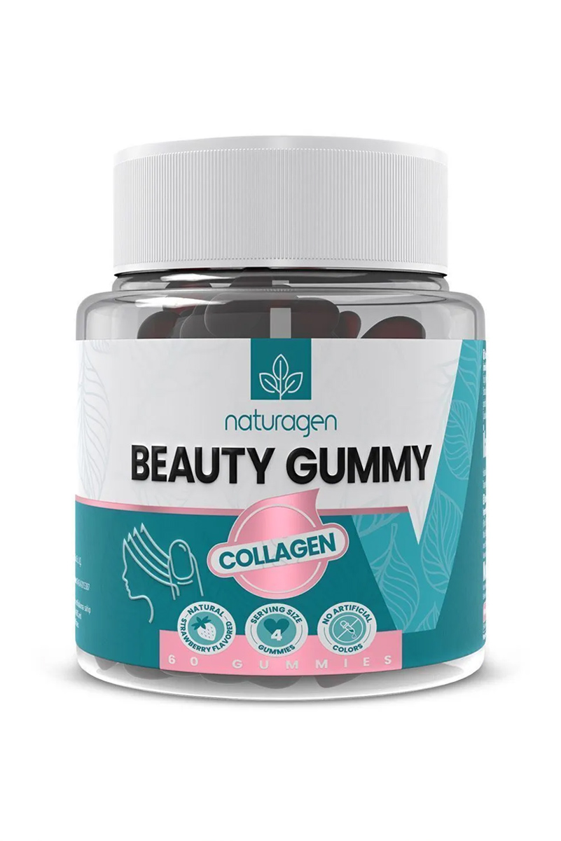 پاستیل جویدنی کلاژن تیپ 1و3 Naturagen – بسته 60 عددی