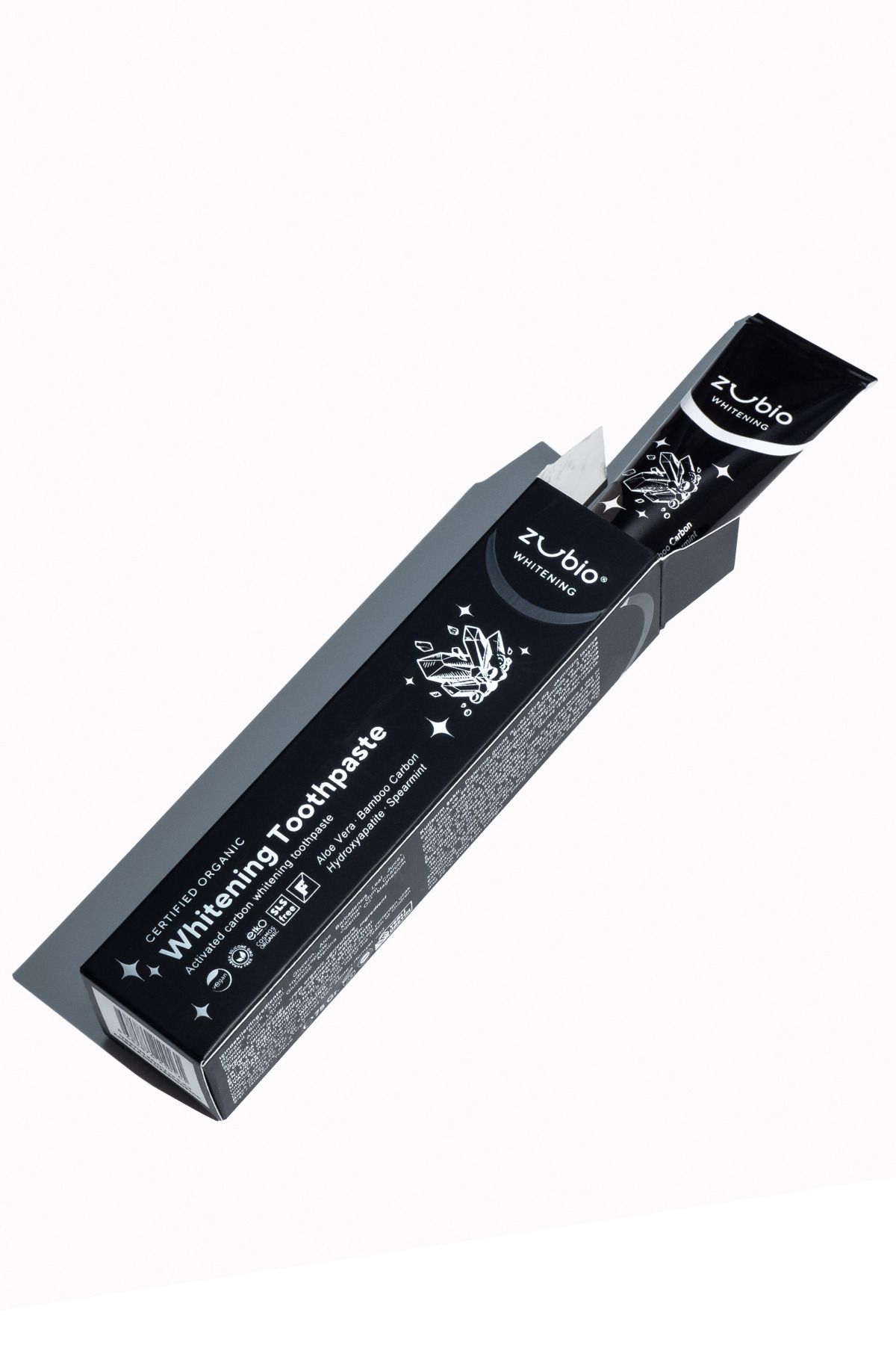 خمیر دندان سفید کننده کربن فعال Zubio - مقدار 75 گرم