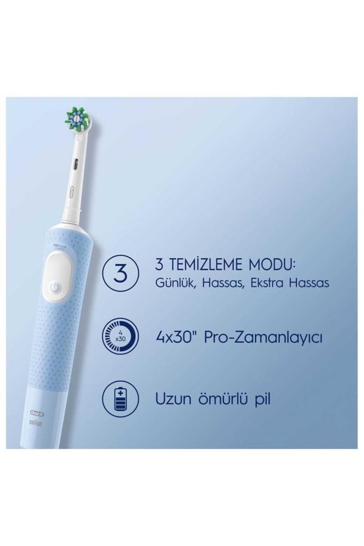 مسواک برقی Oral-B مدل Vitality Pro رنگ آبی