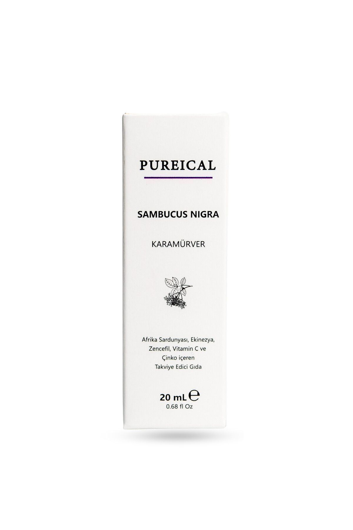 محلول زنجبیل ،ویتامین C و روی PUREICAL -مقدار 20 ml