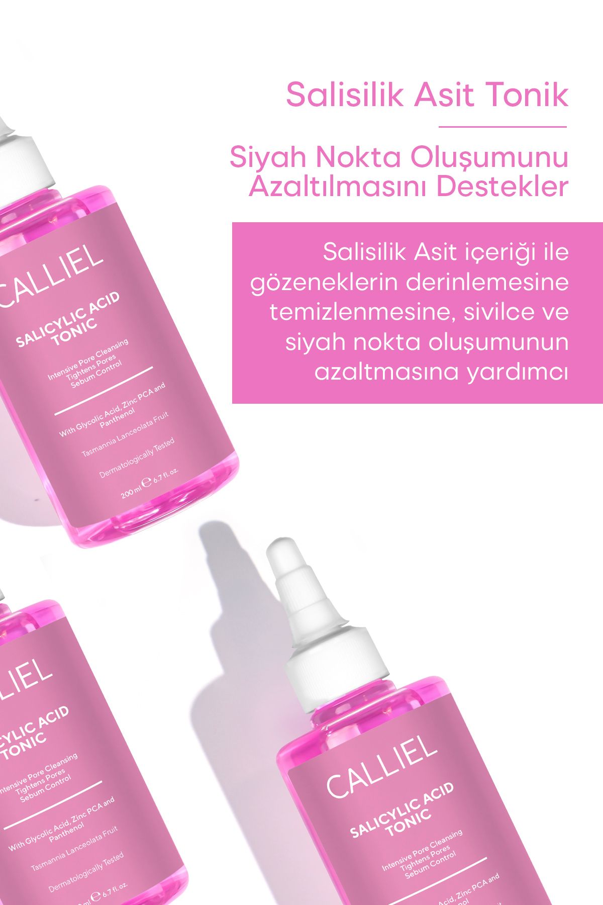 تونیک ضد آکنه و جوش سر سیاه سالسیلیک اسید CALLIEL