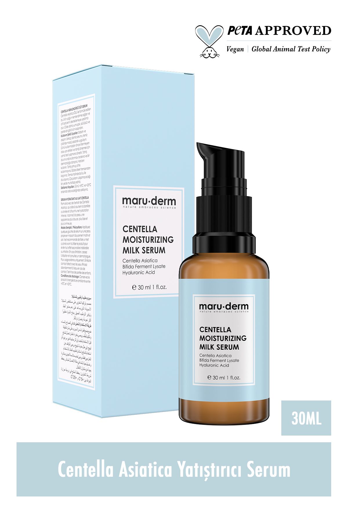 سرم شیر مرطوب کننده سنتلا مارودرم حجم 30 ml