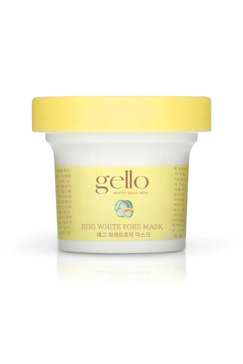 ماسک سفیده تخم مرغ GELLO مناسب برای انواع پوست 90ml