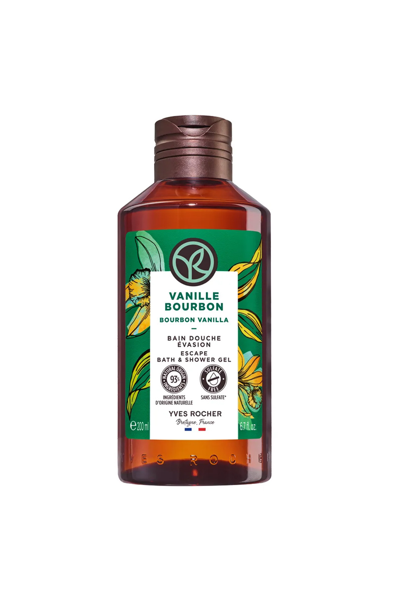 ژل دوش مرطوب کننده وانیل ایوروشه حجم 200 ml