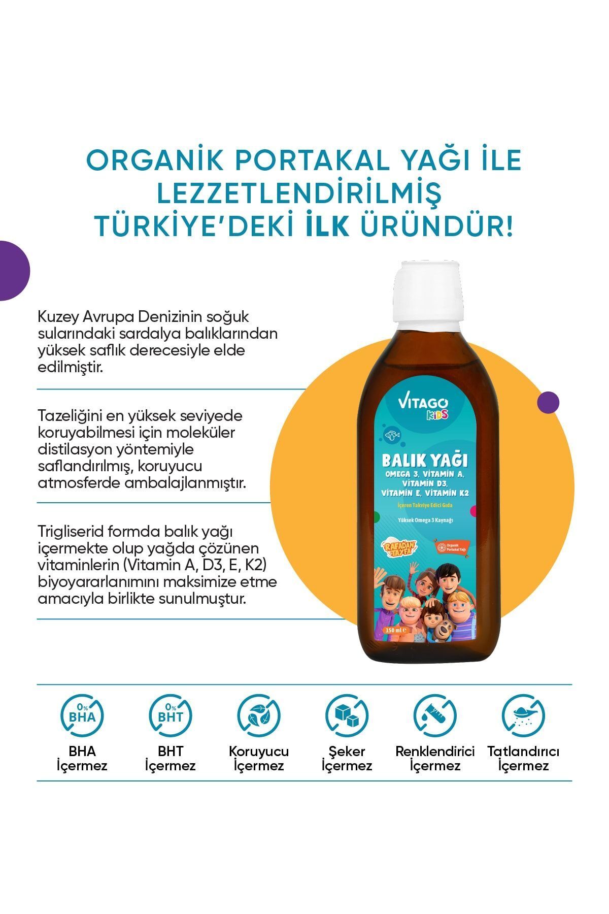 شربت مولتی ویتامین کودکان Vitago- حجم 150 ml