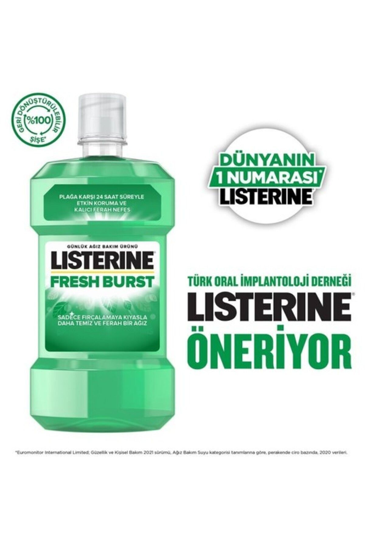 دهان شویه ضد باکتری Listerine حجم 250 ml - تصویر 4