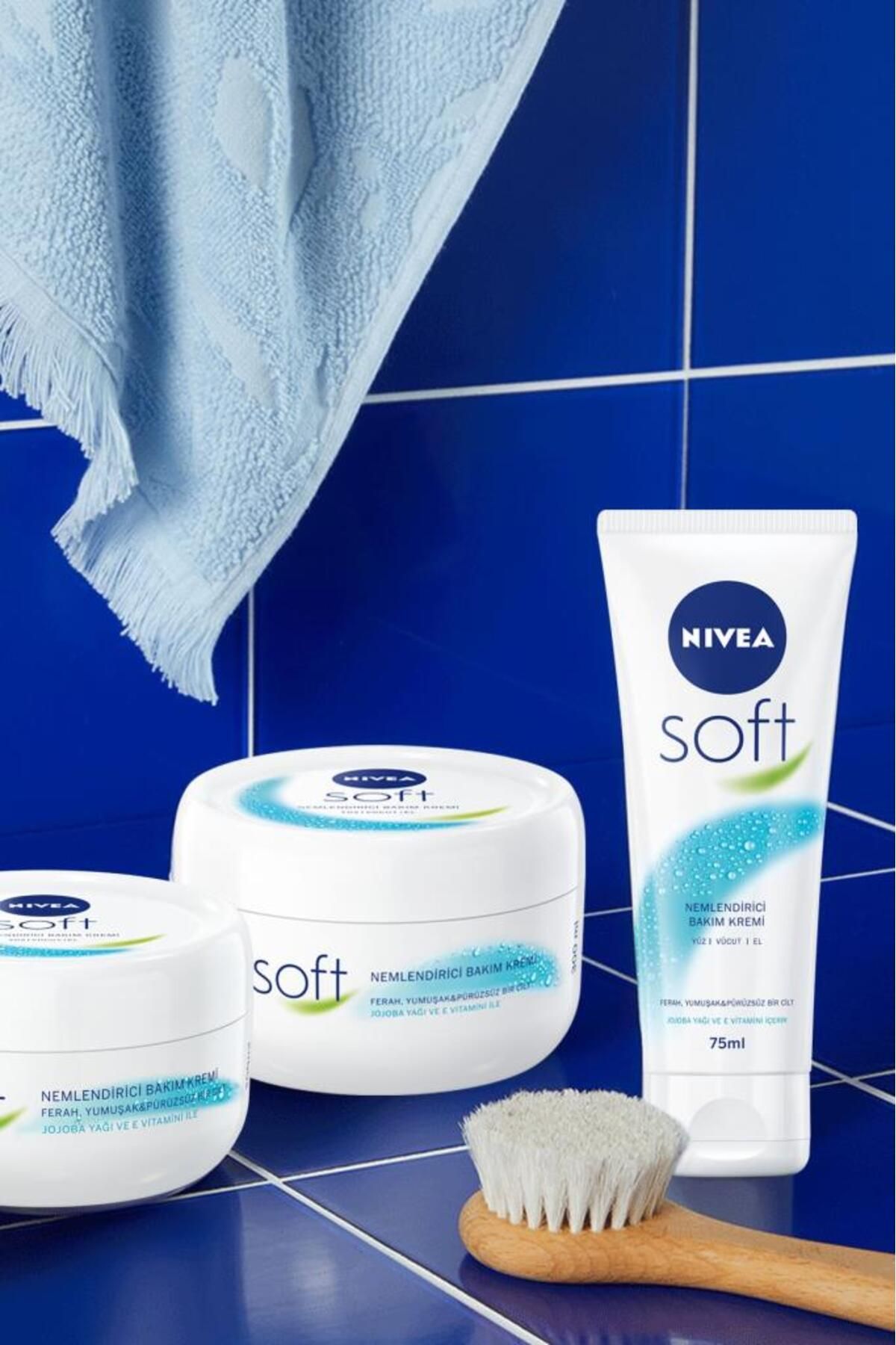 پک کرم مرطوب‌کننده حاوی ویتامین E و جوجوبا NIVEA