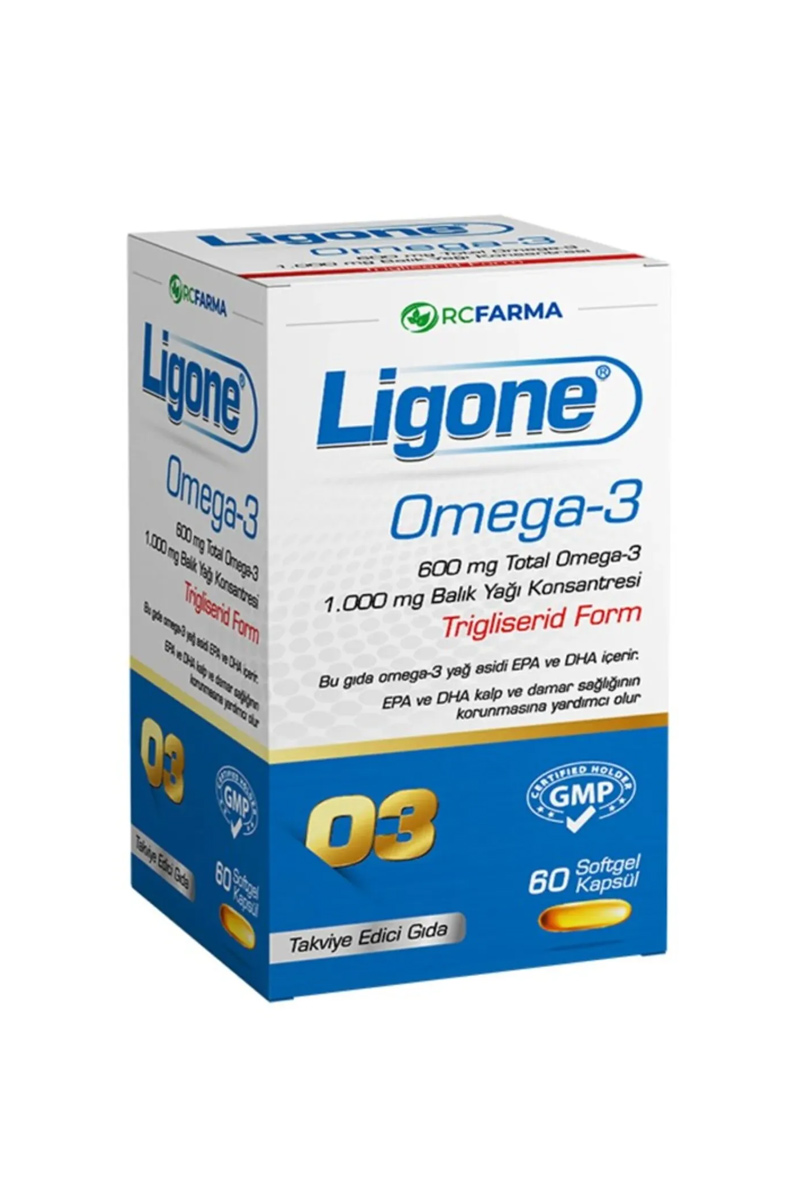 کپسول امگا ۳ لیگون برند Rcfarma – بسته ۶۰ عددی