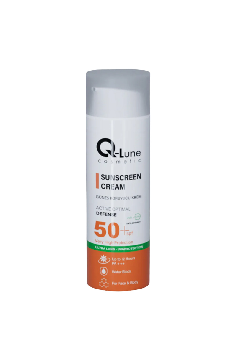 کرم ضد آفتاب 50+ Spf و ضد لک Q Lune حجم 50 ml