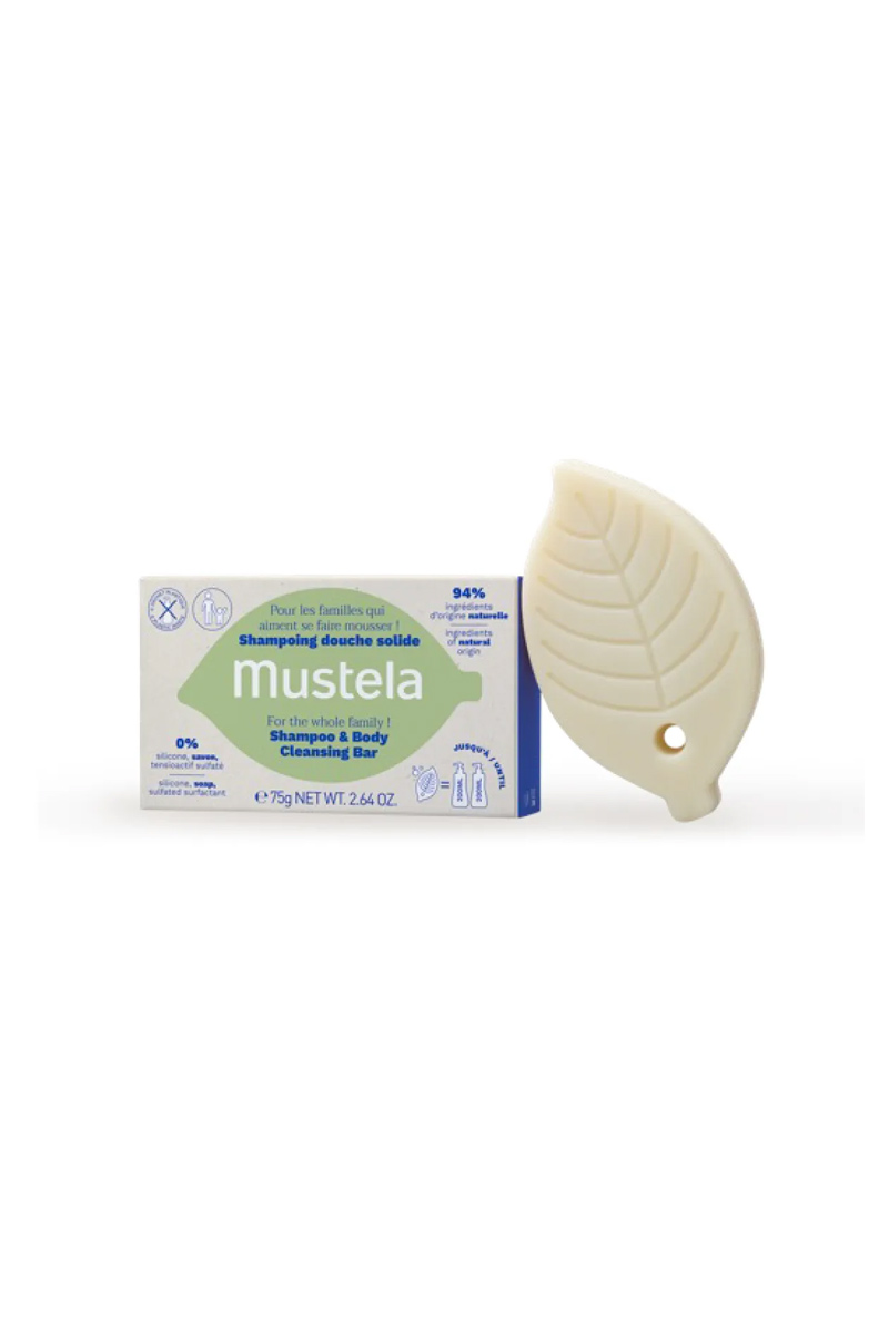 صابون شستشوی مو و بدن Mustela حجم 75 g