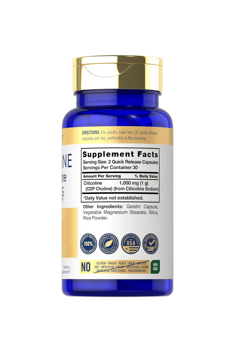 کپسول CDP Choline (سیتیکولین) Carlyle - بسته ۶۰ عددی