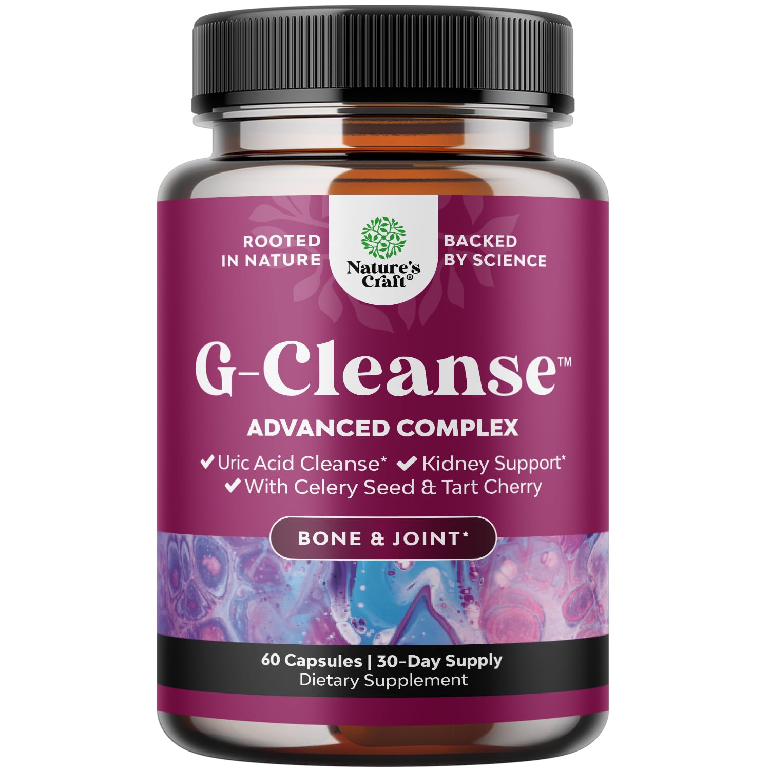کپسول تنظیم اسید اوریک و تقویت کلیه Natures Craft - بسته ۶۰ عددی