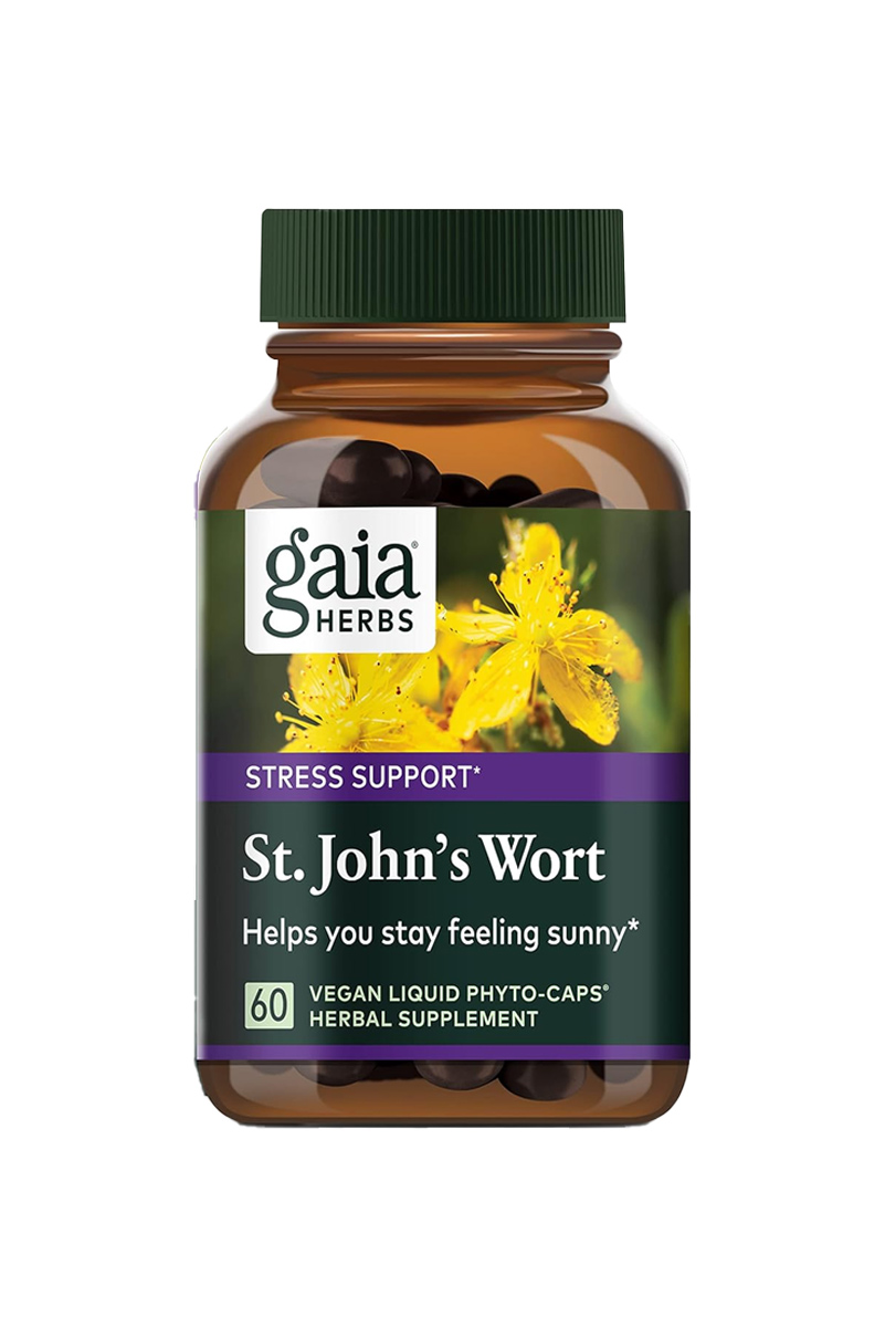 کپسول مایع گیاهی St. John's Wort برند Gaia Herbs  - بسته ۶۰ عددی