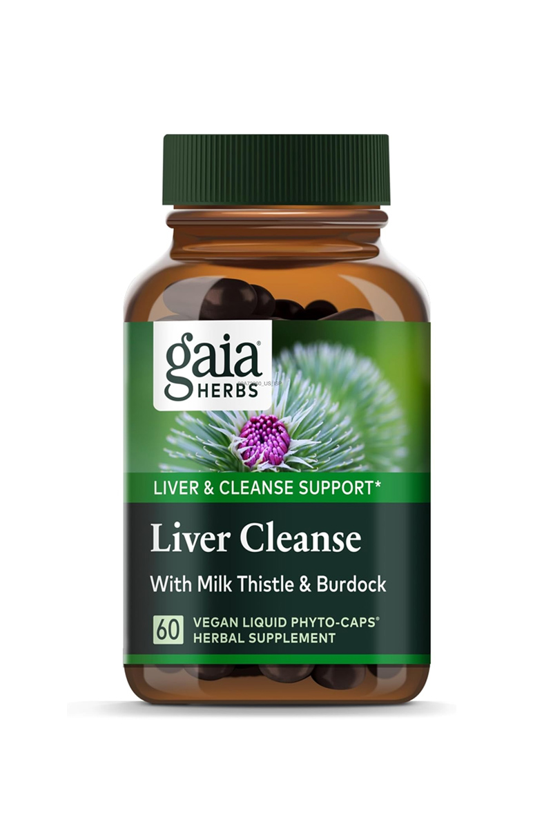 کپسول مایع گیاهی پاکسازی کبد Gaia Herbs - بسته ۶۰ عددی