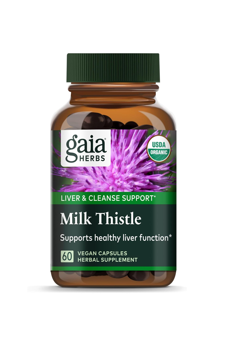 کپسول گیاه خار مریم Gaia Herbs - بسته ۶۰ عددی