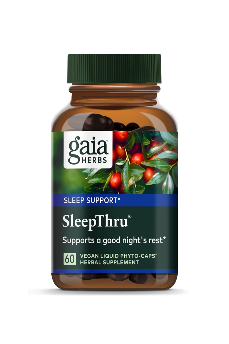 کپسول گیاهی مایع SleepThru برند Gaia Herbs - بسته ۶۰ عددی