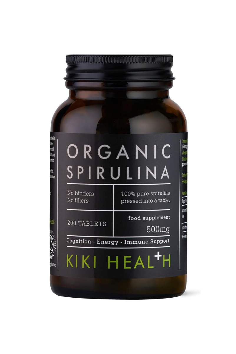 قرص اسپیرولینا Kiki Health - بسته 200 عددی