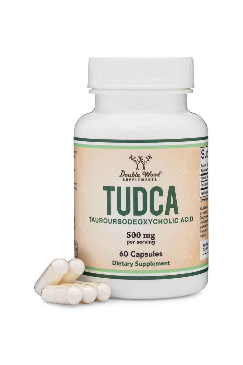 کپسول TUDCA سم زدای کبد Double Wood - بسته 60 عددی