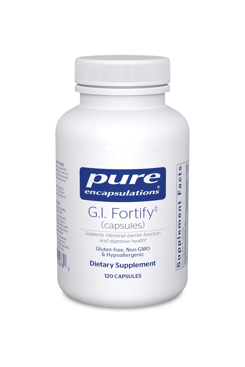 کپسول بهبود عملکرد روده G.I. Fortify برند Pure Encapsulations - بسته ۱۲۰ عددی