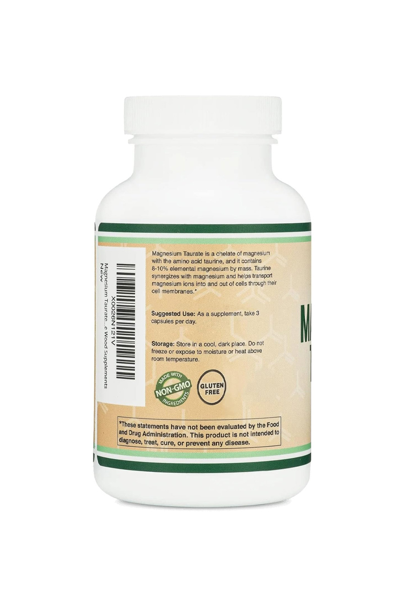 کپسول منیزیم تائورین Double Wood - بسته 210 عددی