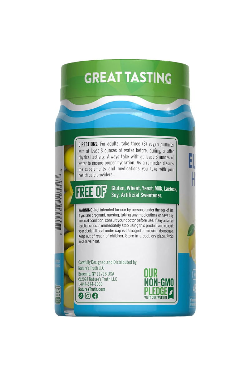 پاستیل Electrolyte Gummies برند Nature's Truth - بسته 48 عددی