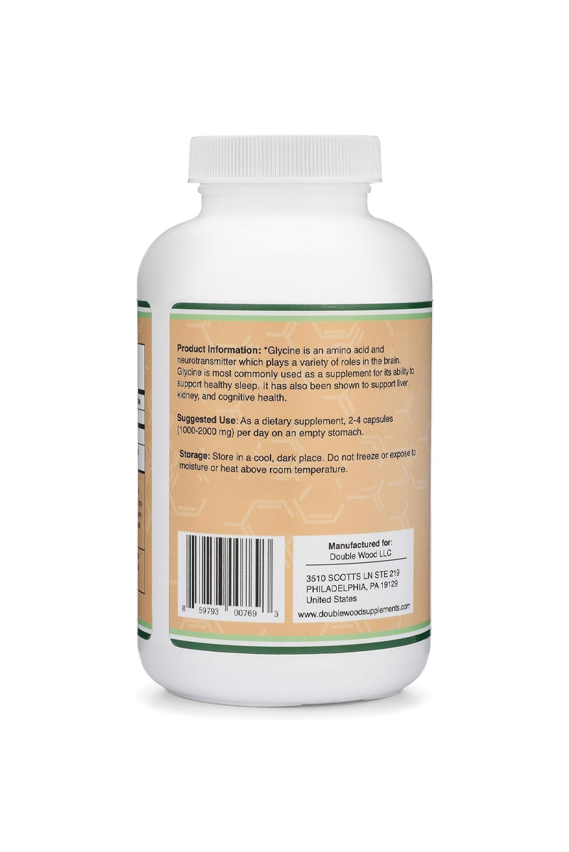 کپسول گلیسین Double Wood - بسته 300 عددی
