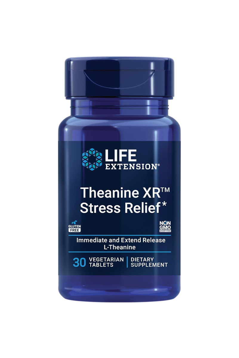 کپسول تیانین بهبود تمرکز Life Extension - بسته 30 عددی