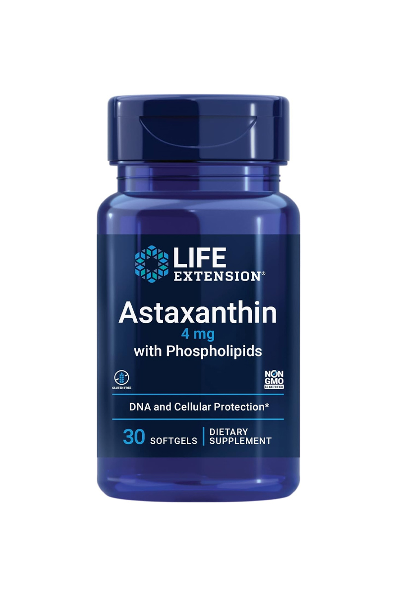 سافت‌ ژل آستاگزانتین با فسفولیپید Life Extension - بسته 30 عددی