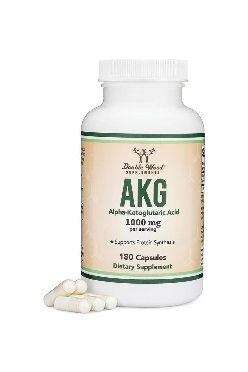 کپسول آلفا کتوگلوتارات (AKG) Double Wood - بسته 180 عددی