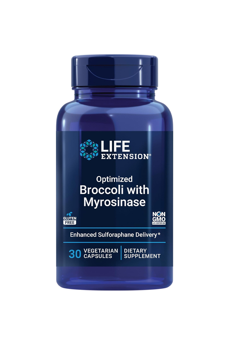 کپسول عصاره بروکلی و سبزیجات چلیپایی Life Extension - بسته 3۰ عددی