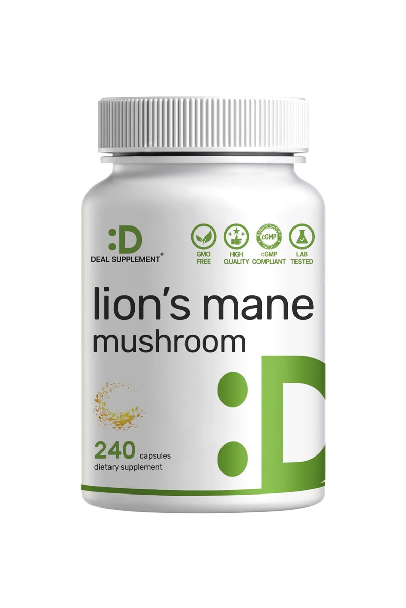 کپسول قارچ Lion’s Mane برند DEAL SUPPLEMENT - بسته 240 عددی